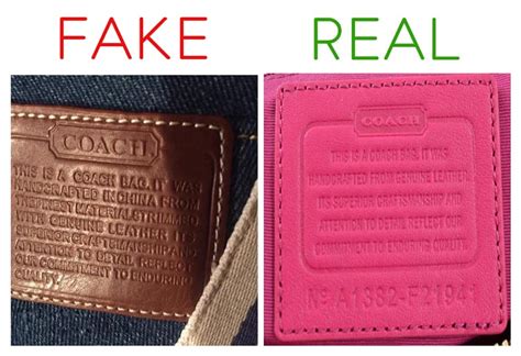 serial number coach bag fake vs. real|authentic coach tote bag.